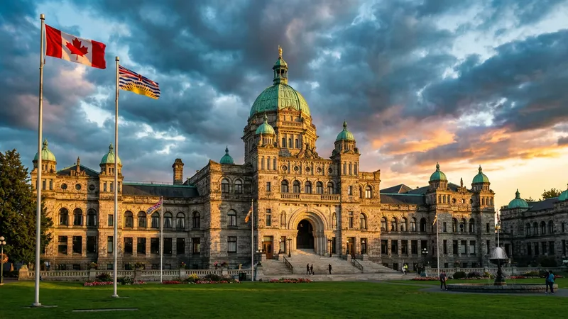 BC Legislature in Victoria where Bill 44 was passed