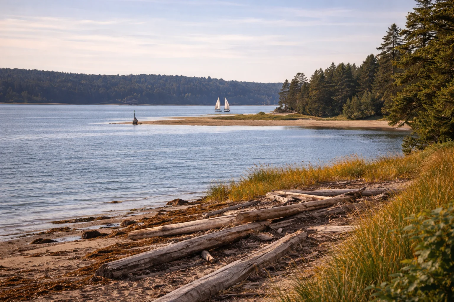 Bazan Bay Beach — Beach & Waterfront in North Saanich, Vancouver Island, BC