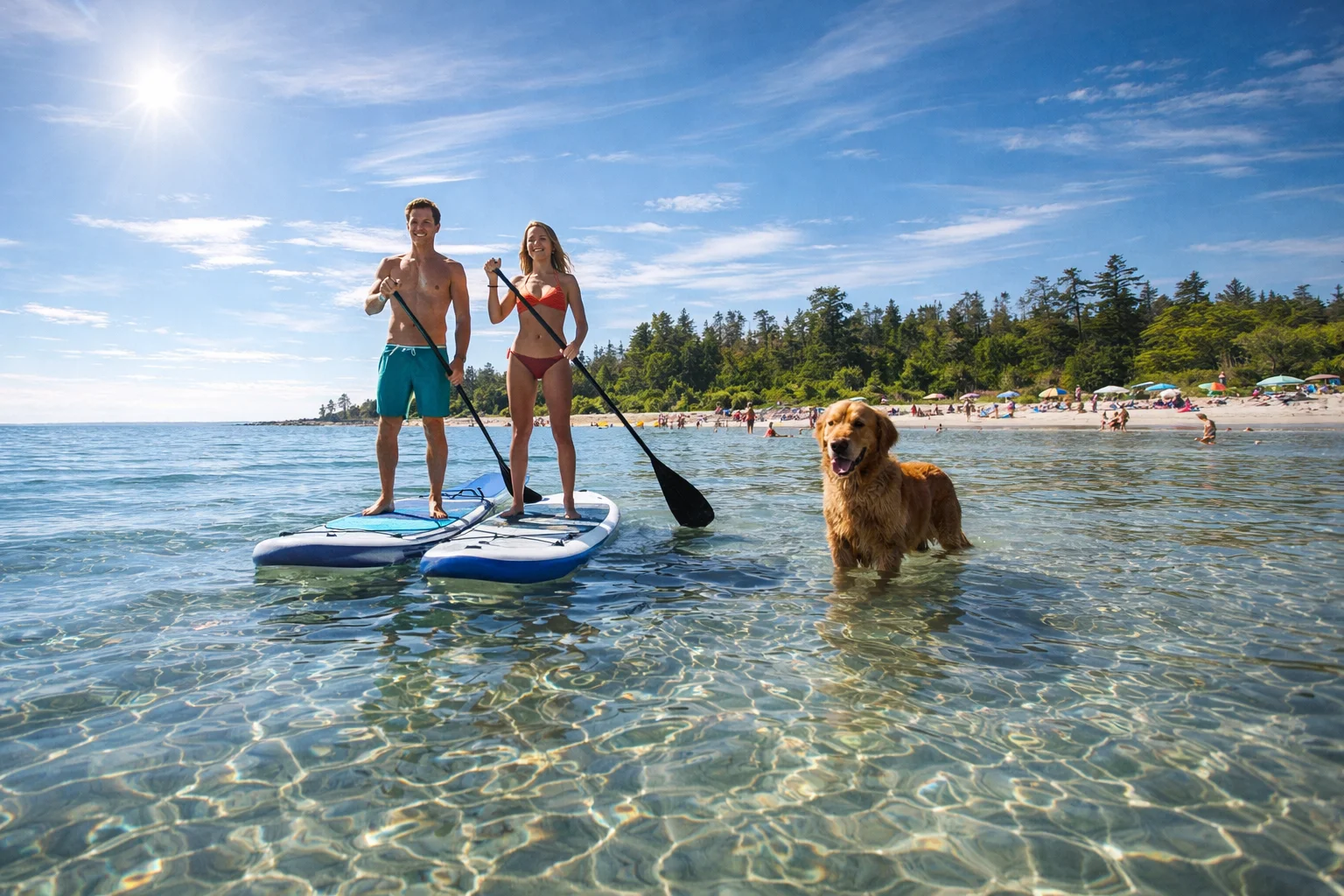 Tribune Bay Beach — Beach & Waterfront in Islands, Vancouver Island, BC