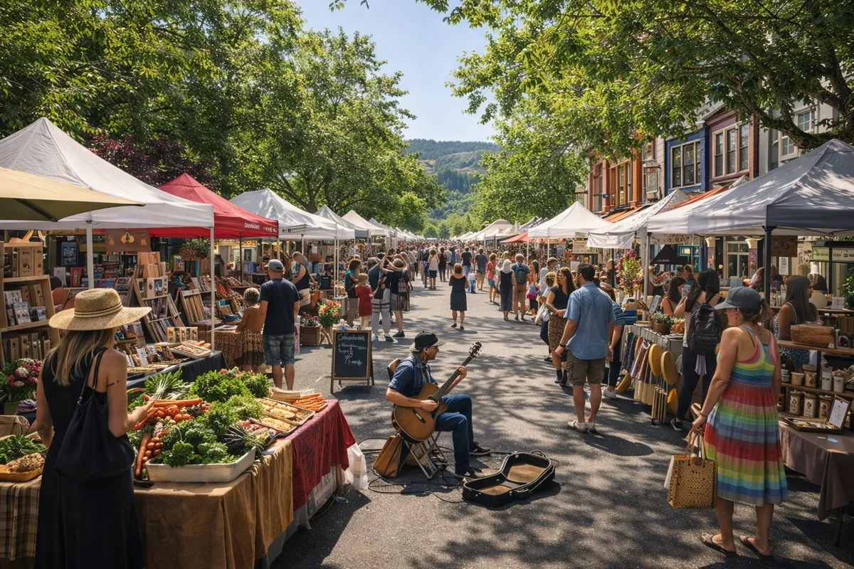 Salt Spring Saturday Market — Shopping in Gulf Islands, Vancouver Island, BC